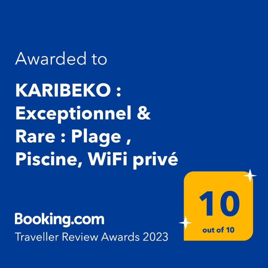 KARIBEKO : Exceptionnel&Rare : Plage , Piscine, WiFi privé Saint-Francois  Extérieur photo